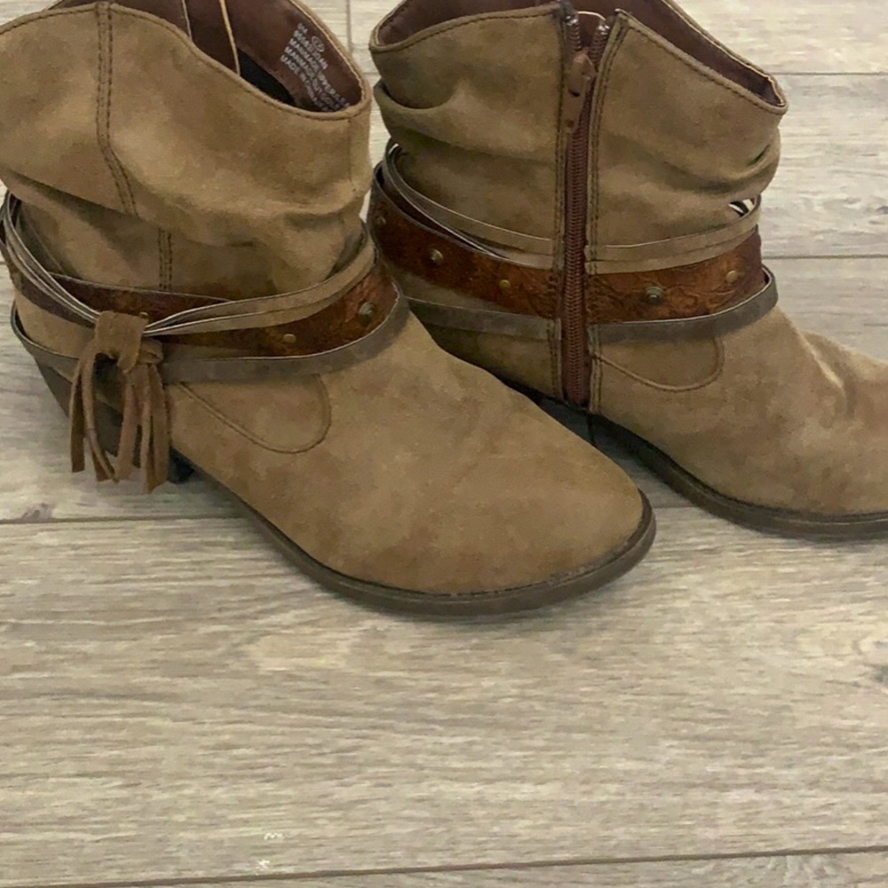 Maurices Western Boho Ankle Bootie